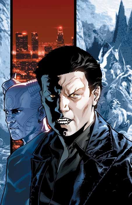 After reading Angel Annual No. 1, I&#8217;m sorry to say that I&#8217;ve lost my  sympathy for the departing creative team of Lynch and Mooney.  I really want to be tactful, but I also need to be truthful, and the truth is that the duo&#8217;s final Angel comic was just terrible on so many levels.  The announcement on the back cover of a new direction for the book, spearheaded by Bill Willingham and Brian Denham, is not a slight to the outgoing team, but a promise to the readers that they will never have to endure such a mediocre effort again - that IDW takes the property seriously, and that they are going to to work to make Angel Season Six a comic worthy of the show&#8217;s legacy, like Dark Horse&#8217;s amazing Buffy Season Eight books.  It&#8217;s a shame that Lynch and Mooney&#8217;s promising start unraveled so quickly, but it is heartening to see that IDW recognized that they had a problem and brought in top-shelf talent to set things straight.
Apologies to Mr. Lynch and Mr. Mooney, who showed a lot of potential early on, and may well return to Angel with quality stories one day.  In the meantime, I am very happy to see my favorite vamp (Team Angel!) in the capable hands of Willingham and Denham, and after reading their excellent debut in issue #28 I can&#8217;t wait to see what they have in store for the series.