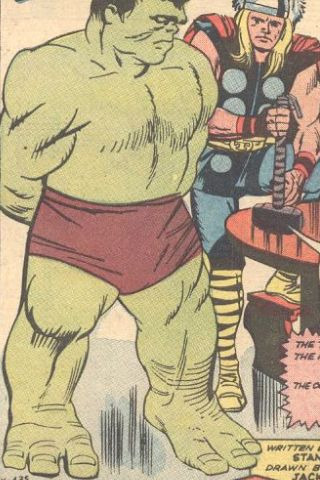 “Where Hulk’s toes go?”