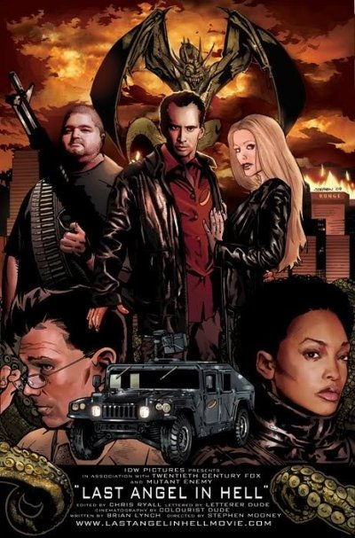 Angel Annual No. 1: awesome variant cover. Horrible comic.  Dichotic, much like Angel himself - but damn am I glad this is the last issue from the Lynch/Mooney creative team!