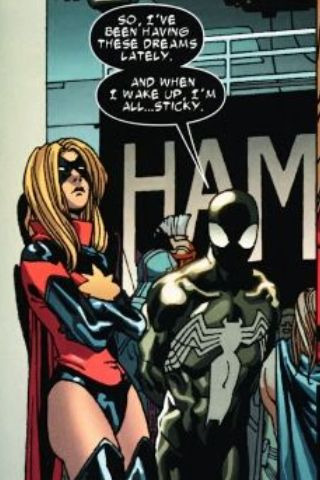 Dark Ms. Marvel is reminded of why she quit psychiatry for the supervillain biz.