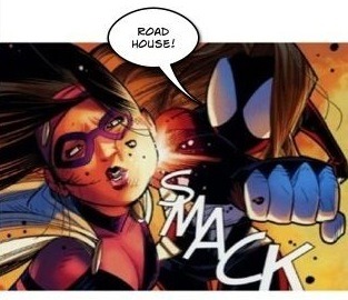 I’m addicted to making these. Every time I see a panel where someone gets beat the f**k up so bad it makes you go “damn, oh, I am so glad that’s not me,” I find myself compelled to make one of these.
And yes, I know that technically these should all be kicks to truly capture the spirit of Road House. It’s called artistic license.